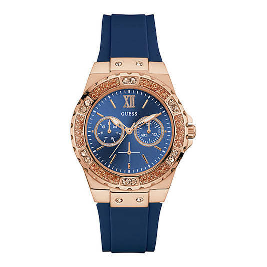 Guess Women's Watch Rose Gold Tone Case Quartz