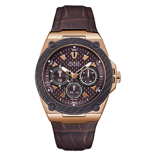 Guess Men's Watch Rose Gold Tone Case Quartz