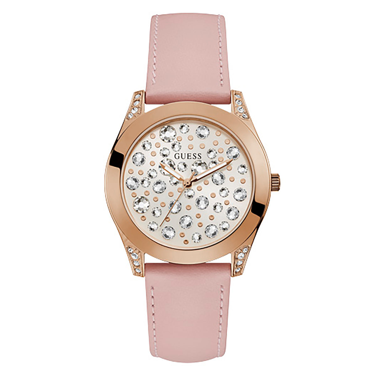 Guess Women's Watch Rose Gold Tone Case Quartz