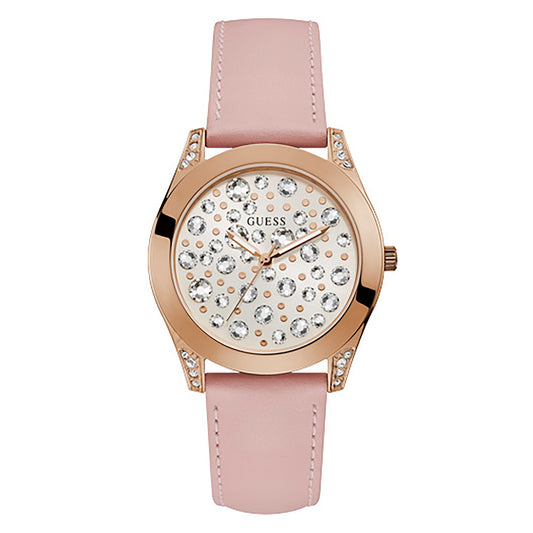 Guess Women's Watch Rose Gold Tone Case Quartz