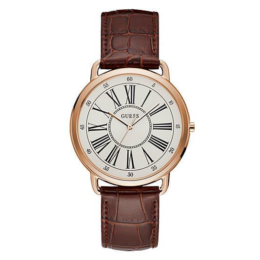 Guess Women's Watch Rose Gold Tone Case Quartz