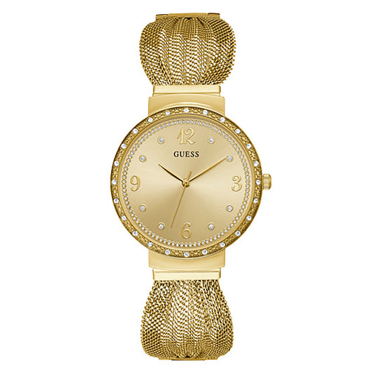 Guess Women's Watch Gold Tone Case Quartz