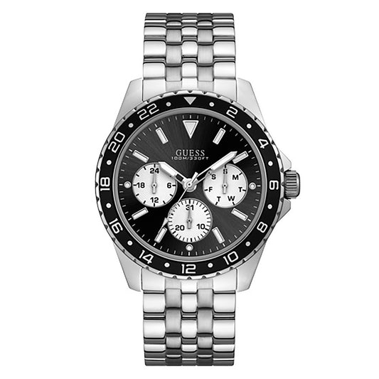 Guess Men's Watch Silver Tone Case Quartz