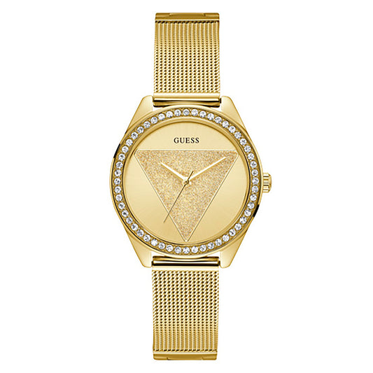 Guess Women's Watch Gold Tone Case Quartz