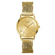 Guess Women's Watch Gold Tone Case Quartz