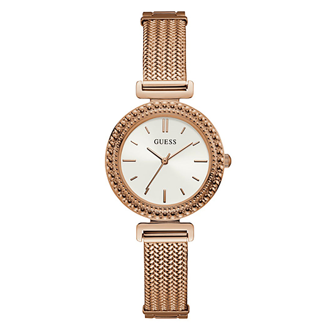 Guess Women's Watch Rose Gold Tone Case Quartz