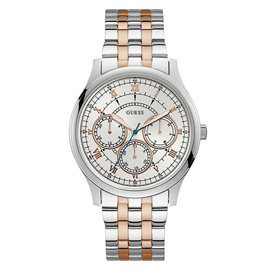 Guess Men's Watch Silver Tone Case Quartz