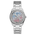 Guess Women's Watch Silver Tone Case Quartz
