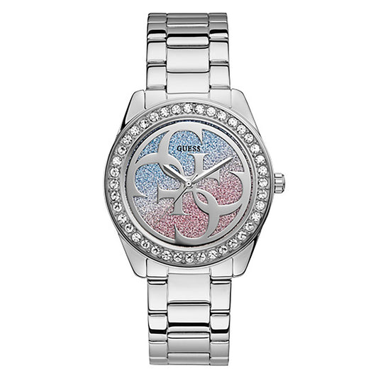 Guess Women's Watch Silver Tone Case Quartz