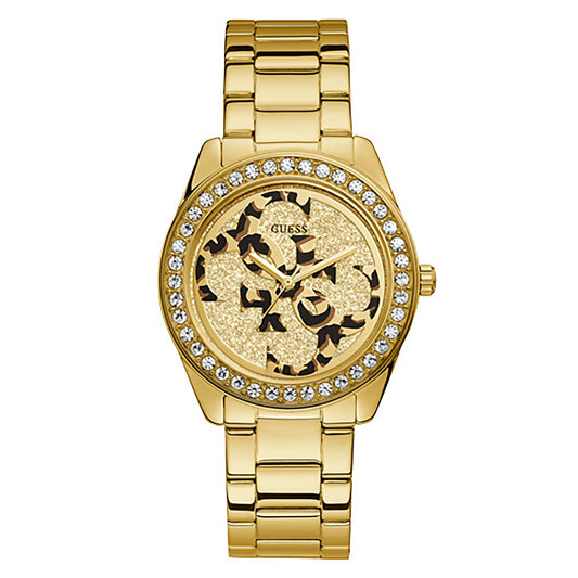 Guess Women's Watch Gold Tone Case Quartz