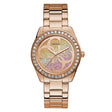 Guess Women's Watch Rose Gold Tone Case Quartz