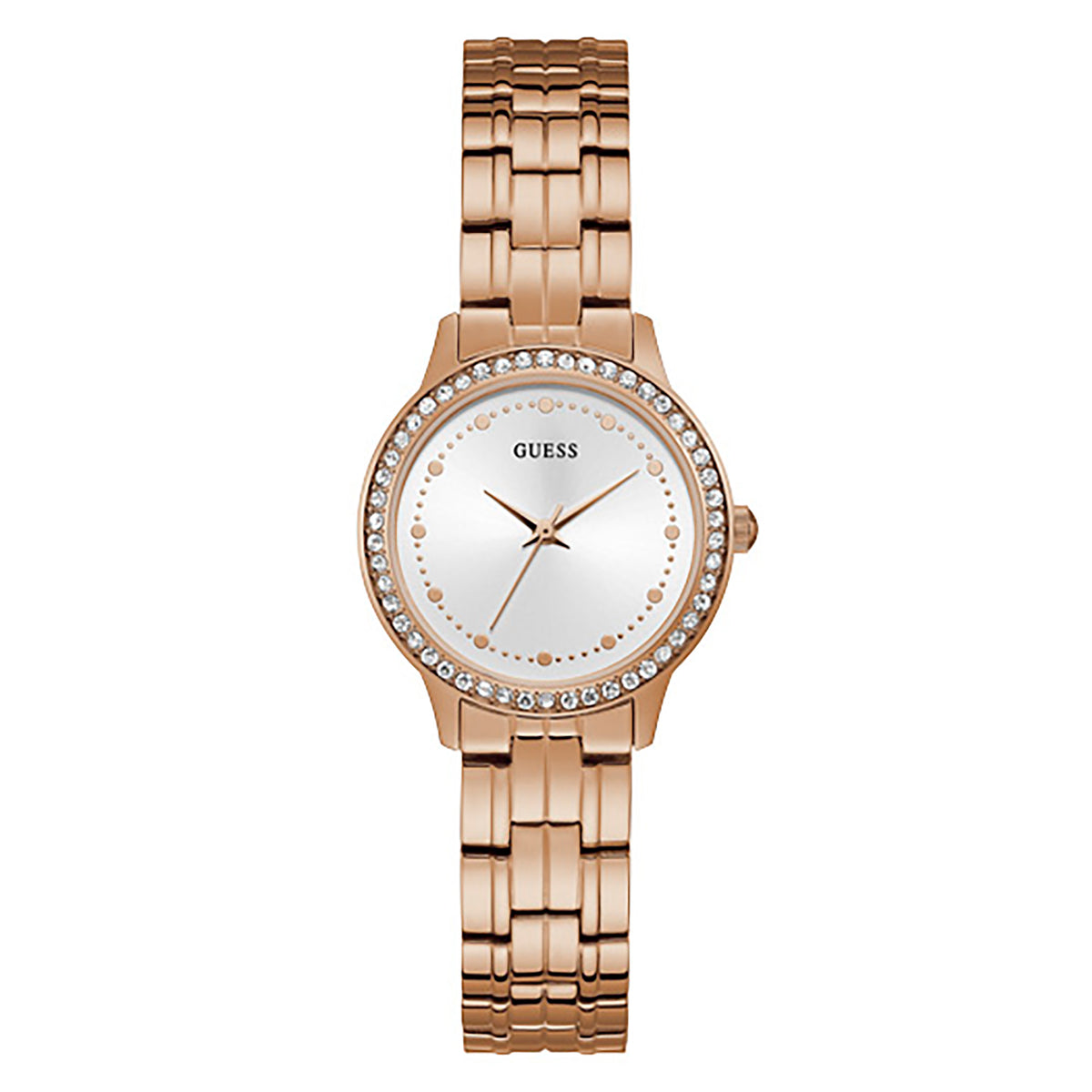 Guess Women's Watch Rose Gold Tone Case Quartz