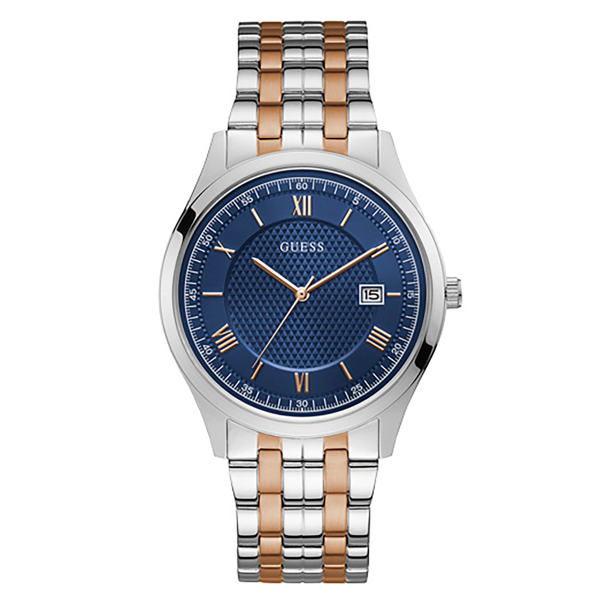 Guess Men's Watch Silver Tone Case Quartz