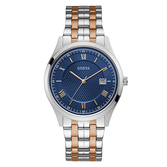 Guess Men's Watch Silver Tone Case Quartz