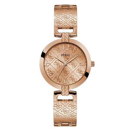 Guess Women's Watch Rose Gold Tone Case Quartz