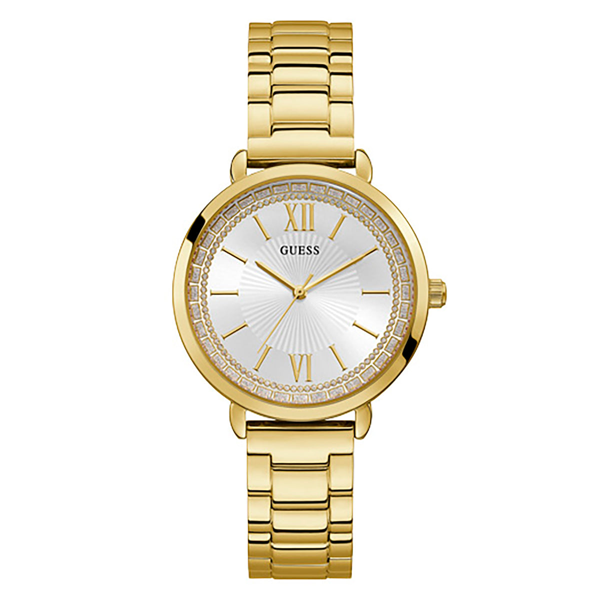 Guess Women's Watch Gold Tone Case Quartz