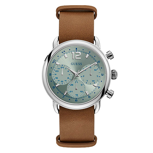 Guess Men's Watch Silver Tone Case Quartz