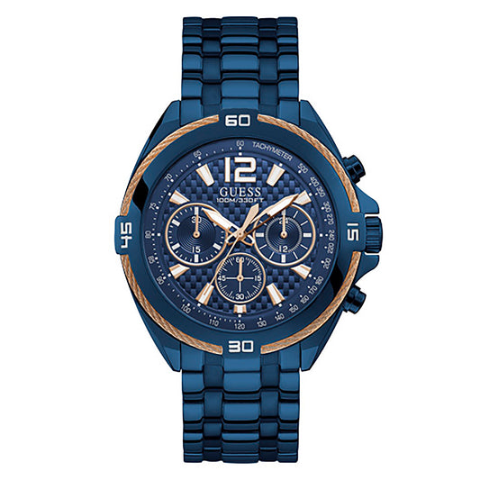 Guess Men's Watch Blue Case Quartz