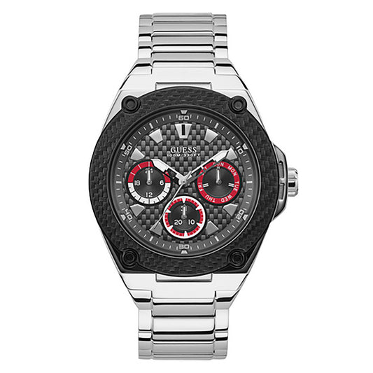 Guess Men's Watch Silver Tone Case Quartz