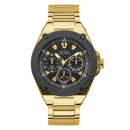 Guess Men's Watch Gold Tone Case Quartz