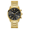 Guess Men's Watch Gold Tone Case Quartz
