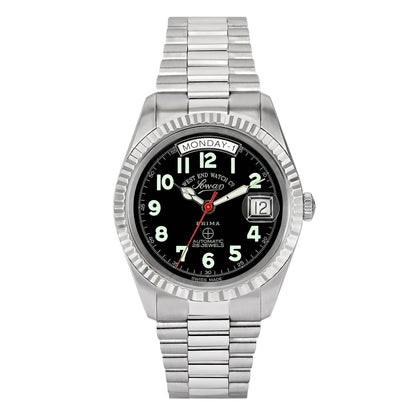 West End The Classics Gents Automatic 37mm Stainless Steel Watch Black Dial