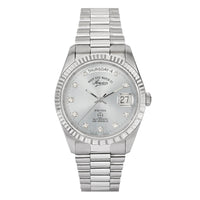 West End Men's Silver Tone Case Silver Dial Automatic Watch