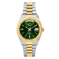 West End Women's Silver Tone Case Green Dial Automatic Watch
