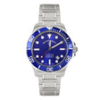 West End Men's Silver Tone Case Blue Dial Automatic Watch