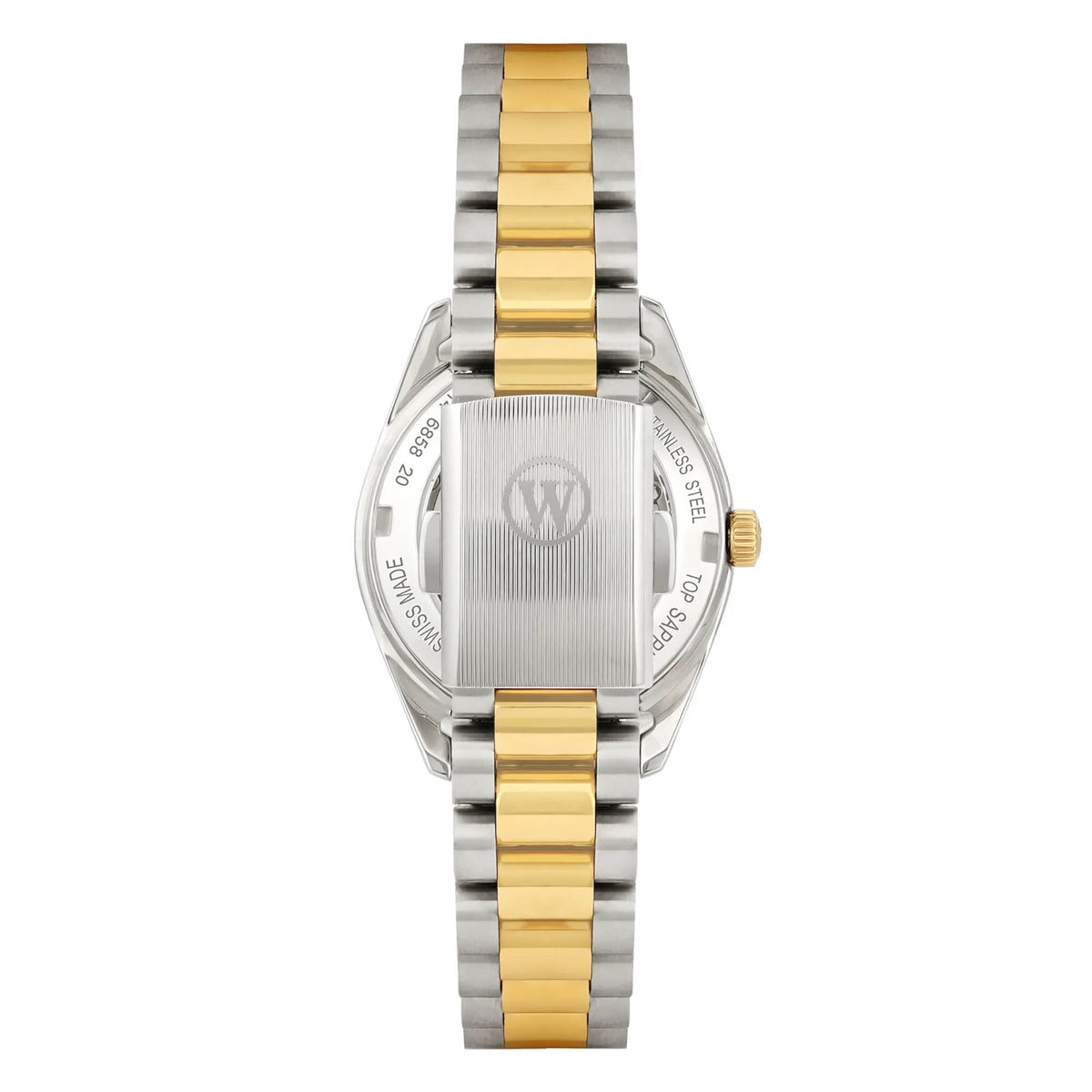 West End The Classics Ladies 32mm Two-Tone Automatic Watch Champagne Dial