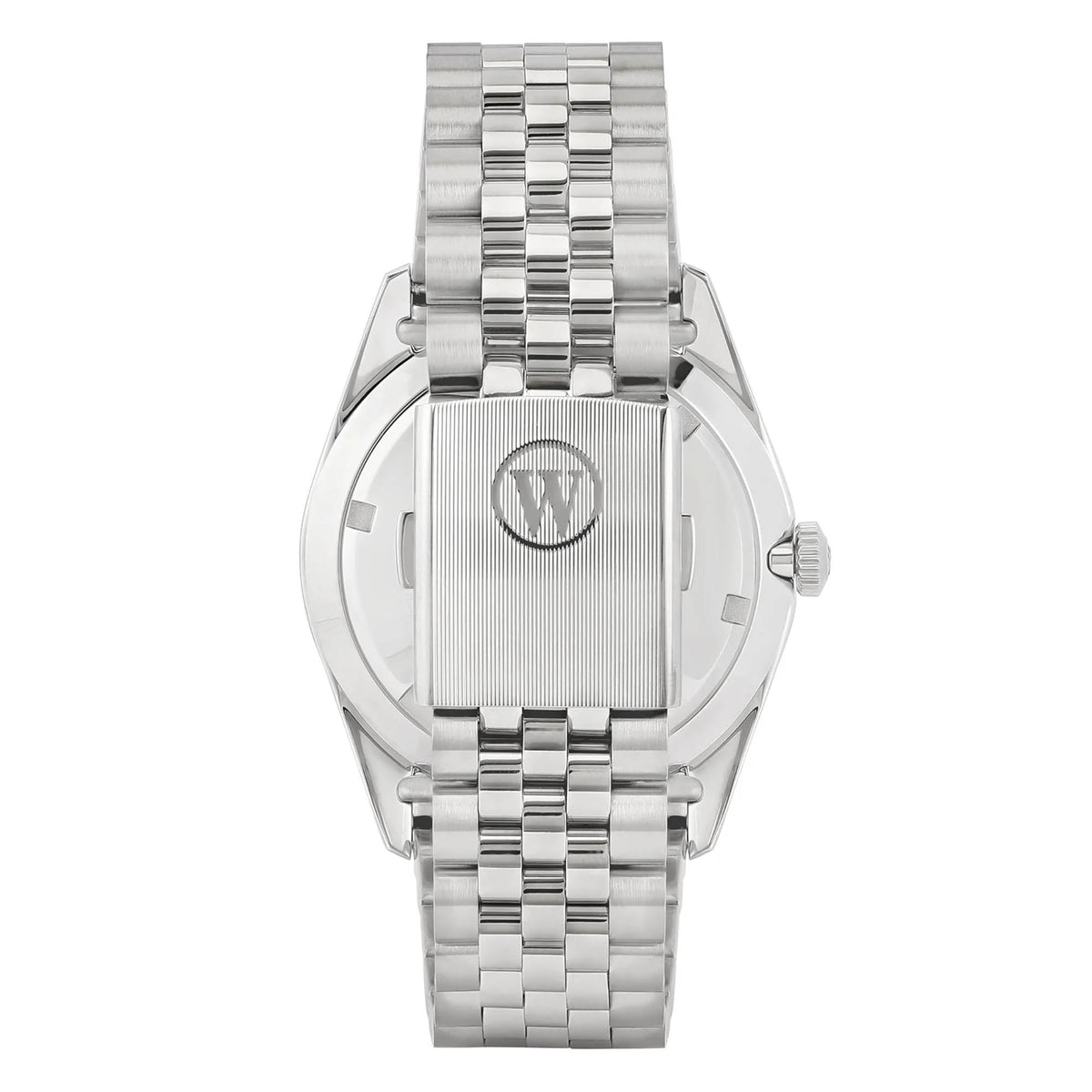West End Men's Silver Tone Case Blue Dial Automatic Watch