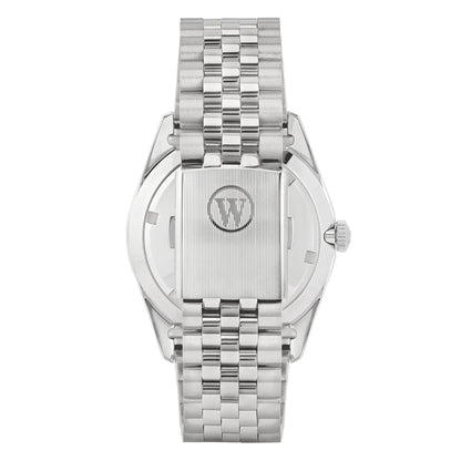 West End Men's Silver Tone Case Blue Dial Automatic Watch