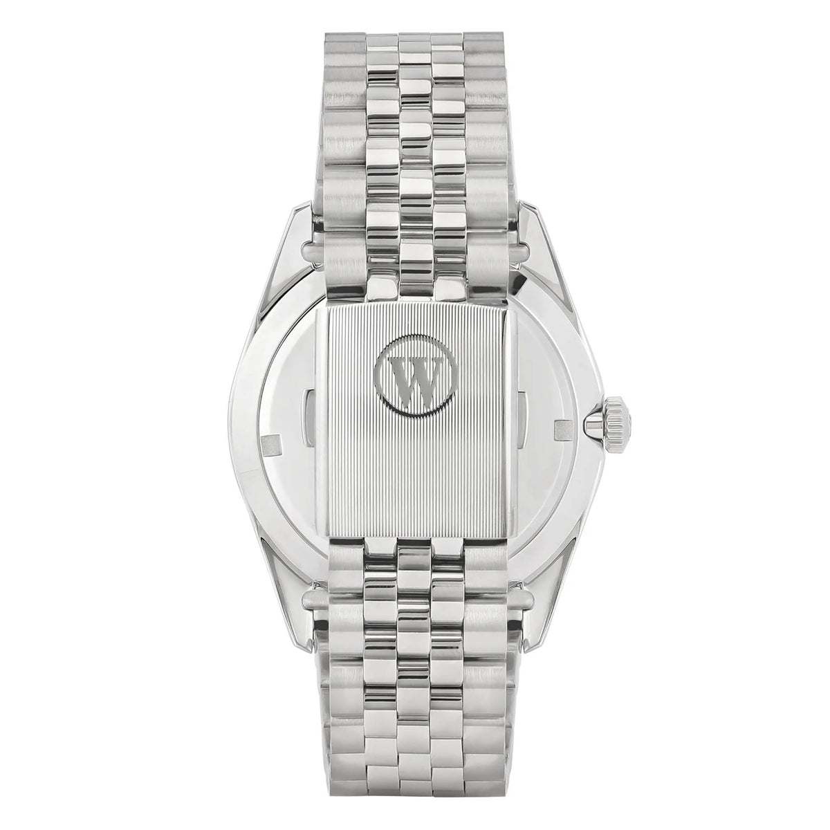 West End Men's Silver Tone Case Purple Dial Automatic Watch
