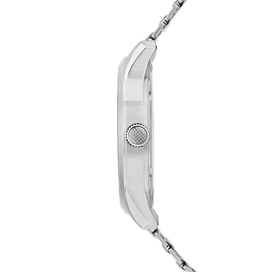 West End Electric Quartz Gents 40mm Stainless Steel Watch in Silver Sunray Dial