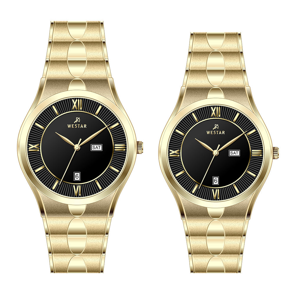 Westar Couple Watch EX7583GPN103 & EX6583GPN103