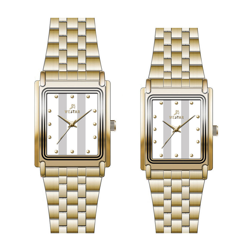 Westar Couple Watch EX7588GPN101 & EX6588GPN101