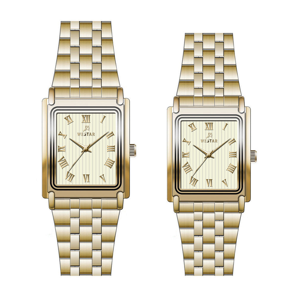 Westar Couple Watch EX7589GPN102 & EX6589GPN102