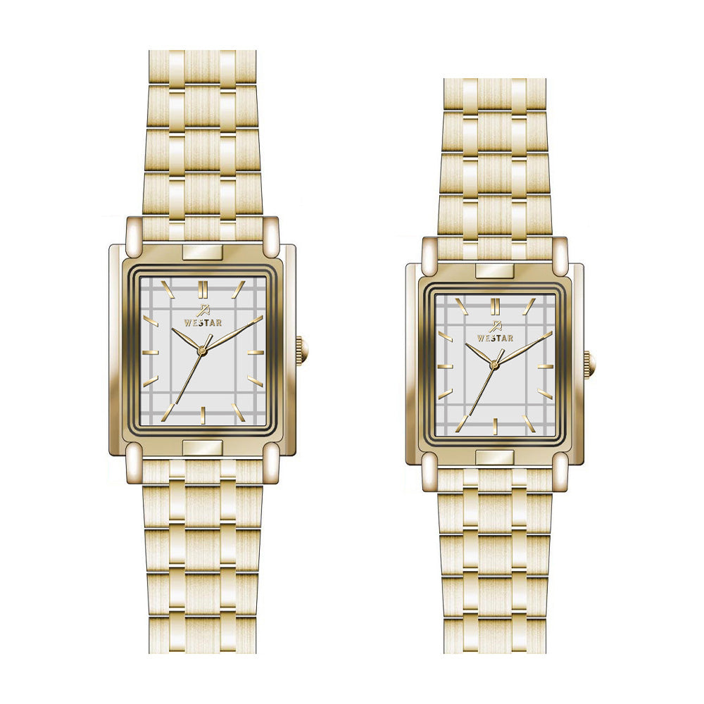 Westar Couple Watch EX7591GPN107 & EX6591GPN107