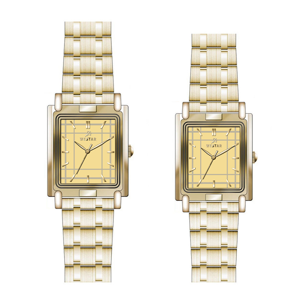 Westar Couple Watch EX7591GPN108 & EX6591GPN108