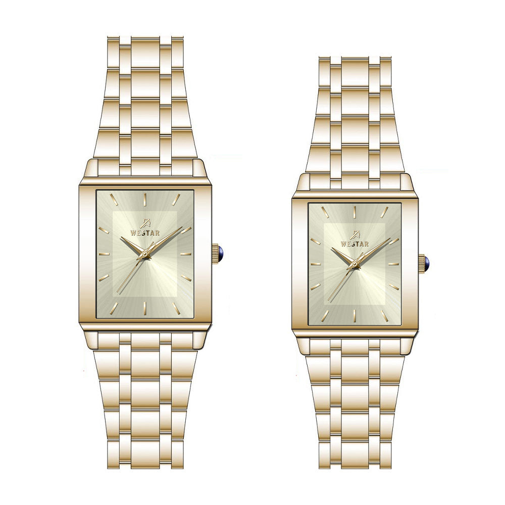Westar Couple Watch EX7593GPN102 & EX6593GPN102