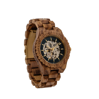 ساعة وود ووتش (Woodwatch) للرجال أوتوماتيكية إصدار "إكسبيديشنر" المحدود