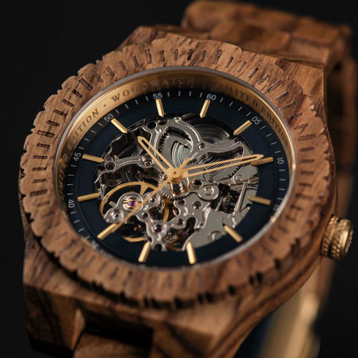 ساعة وود ووتش (Woodwatch) للرجال أوتوماتيكية إصدار "إكسبيديشنر" المحدود