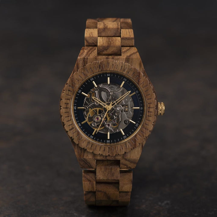 WOODWATCH MEN'S AUTOMATIC EXPEDITIONER LIMITED EDITION WATCH