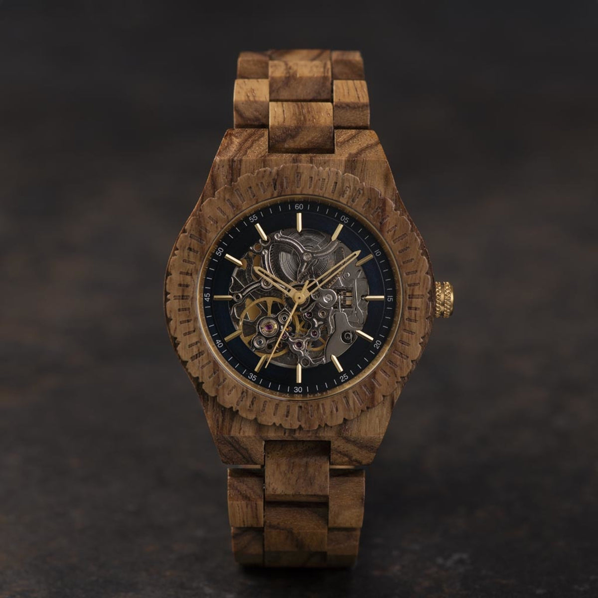 ساعة وود ووتش (Woodwatch) للرجال أوتوماتيكية إصدار "إكسبيديشنر" المحدود