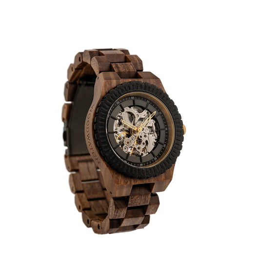 ساعة وود ووتش (Woodwatch) للرجال أوتوماتيكية إصدار "تريل بليزر" المحدود