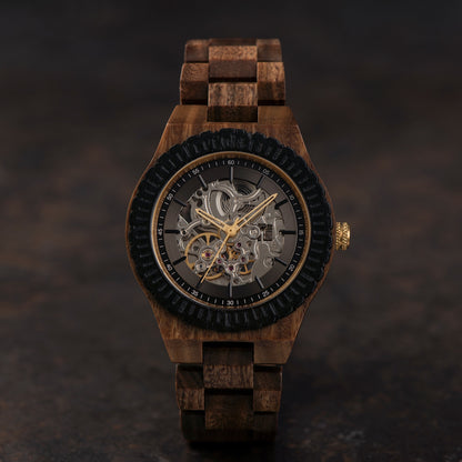 ساعة وود ووتش (Woodwatch) للرجال أوتوماتيكية إصدار "تريل بليزر" المحدود