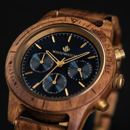 Woodwatch Men's Chronus Deep Dive Quartz Watch