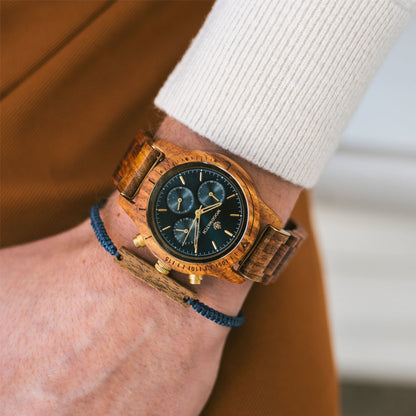 Woodwatch Men's Chronus Deep Dive Quartz Watch
