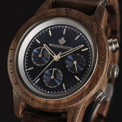 Woodwatch Men's Chronus Sapphire Silver WW-CS-Sae