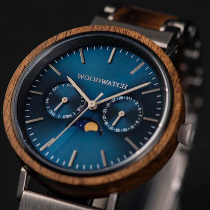 Woodwatch Men's Element Cobalt Acacia WW-El-Ca